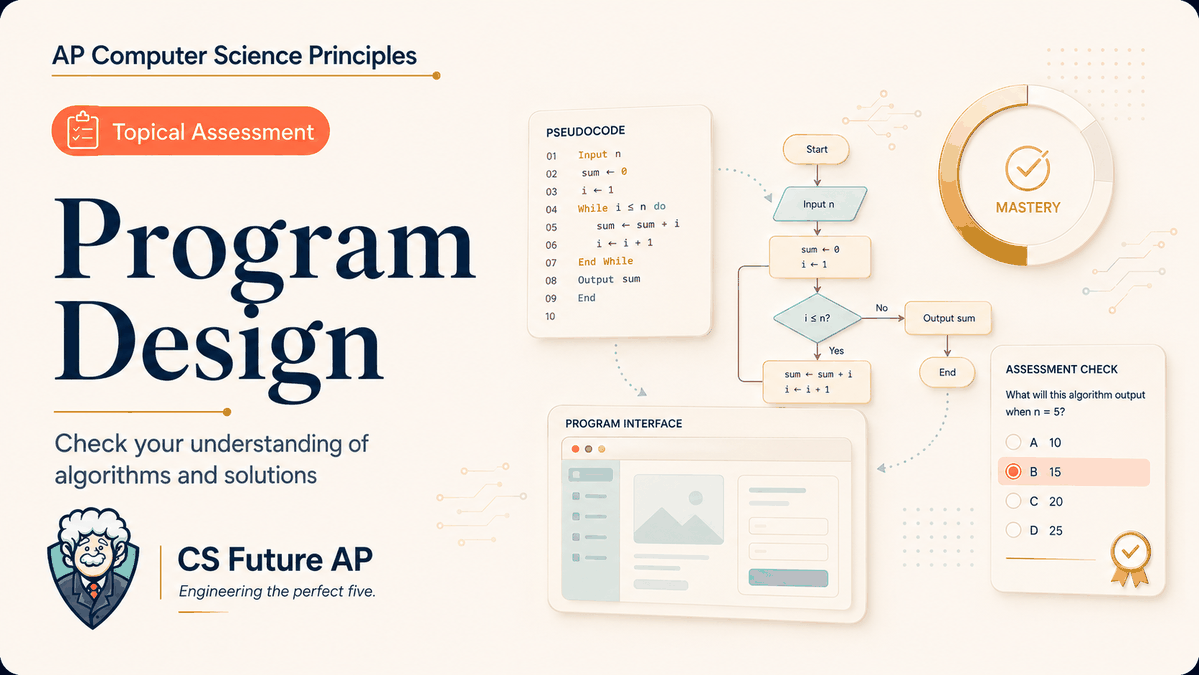 AP CSP Big Idea 1 Topic 2: Program Design — Set 3