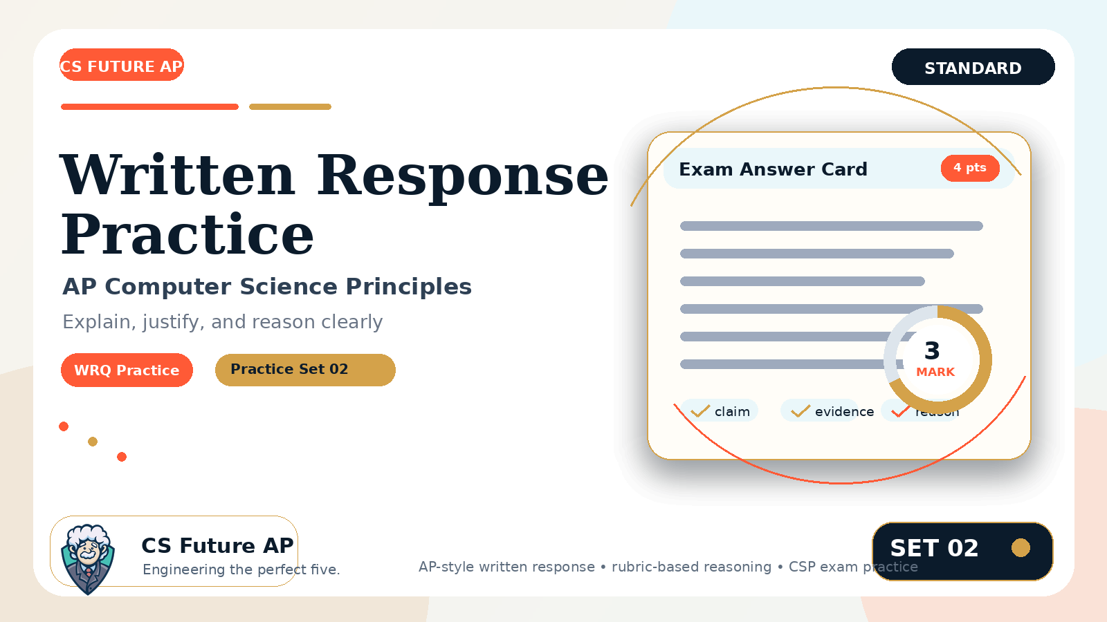 AP CSP Written Response Practice Set 02 — Standard