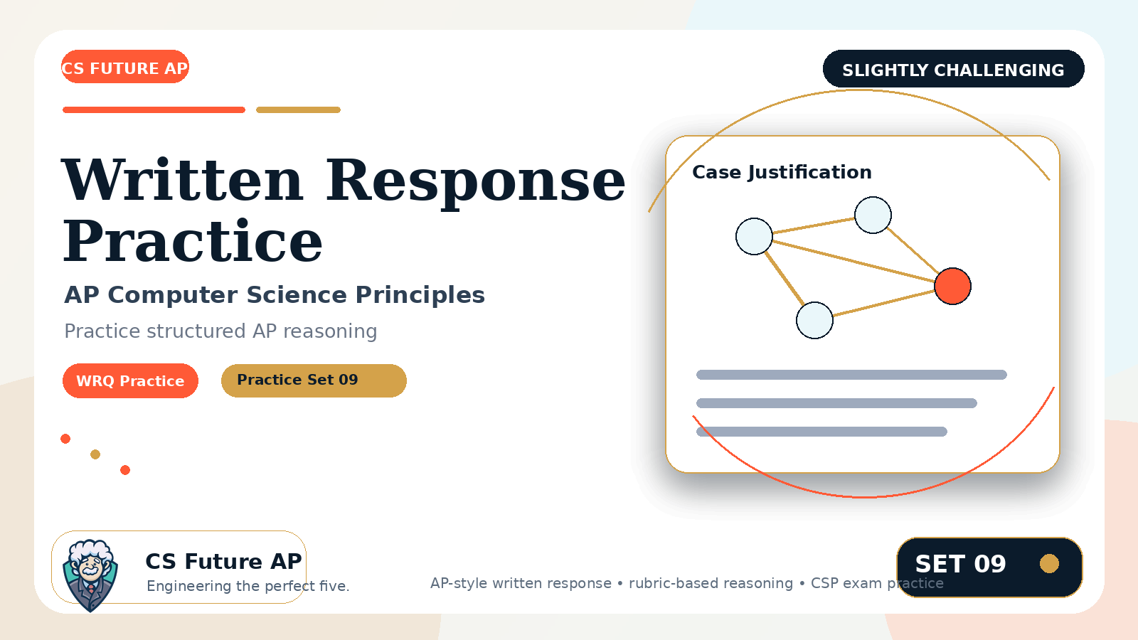 AP CSP Written Response Practice Set 09 — Slightly Challenging