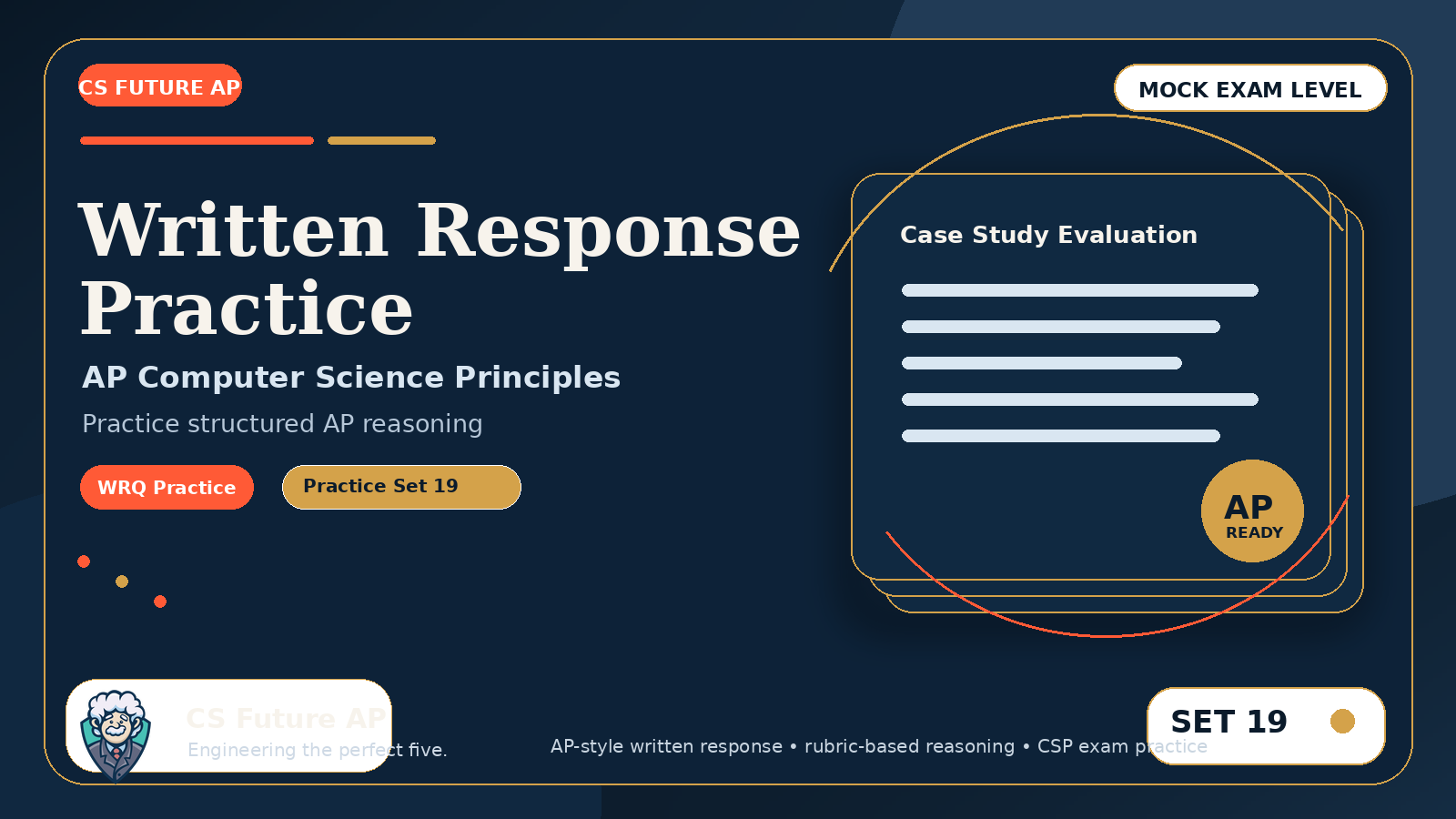 AP CSP Written Response Practice Set 19 — Mock Exam Level