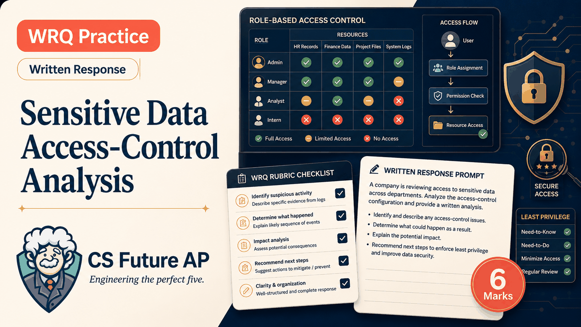Unit 5 Topic 5.2 — Sensitive Data Access-Control Analysis