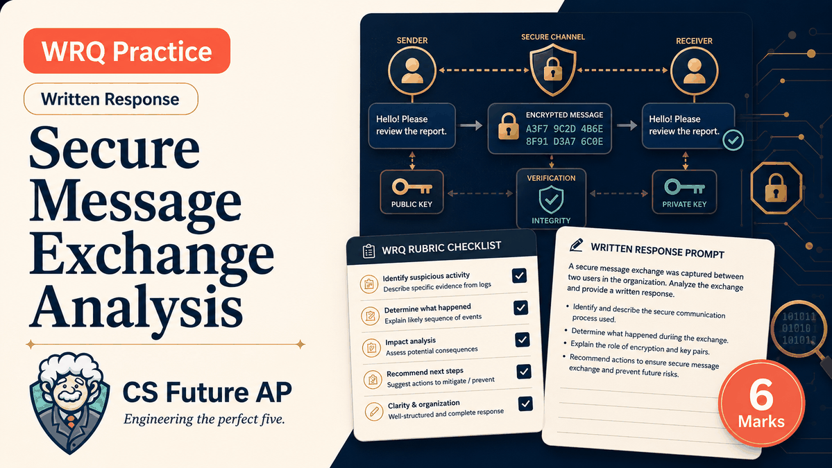 Unit 5 Topic 5.4 — Secure Message Exchange Analysis