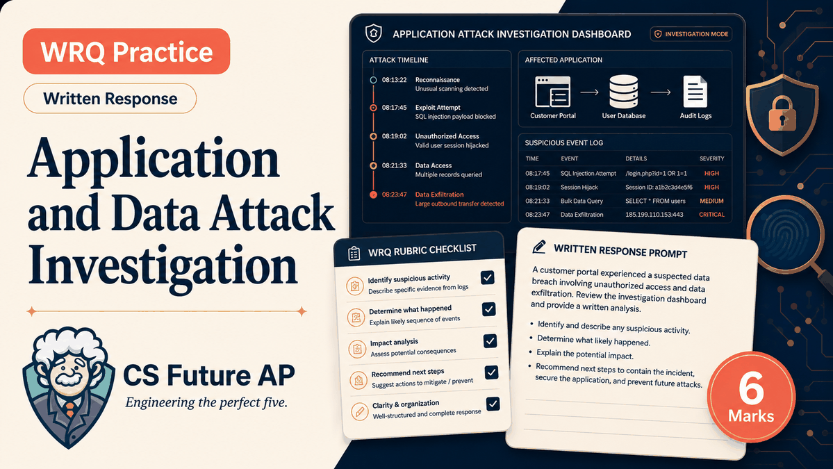 Unit 5 Topic 5.6 — Application and Data Attack Investigation