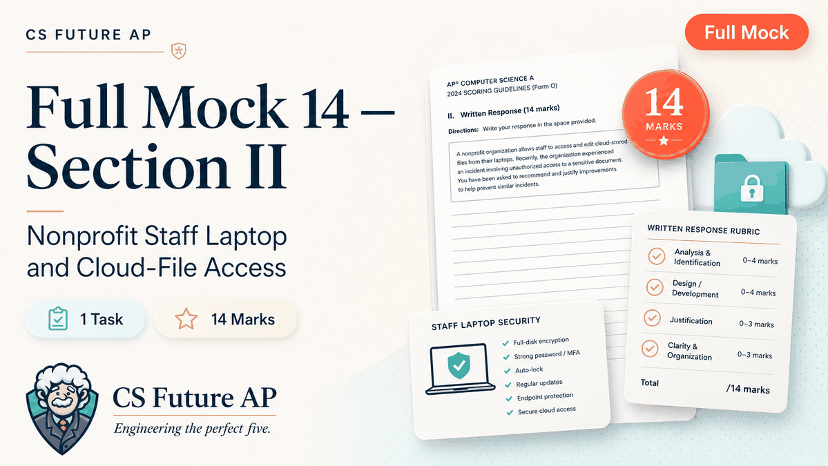 Unit 5 Mock — Section I: Multiple Choice (Applications and Data)