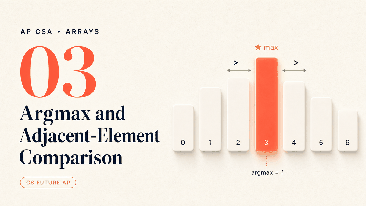 Argmax and Adjacent-Element Comparison