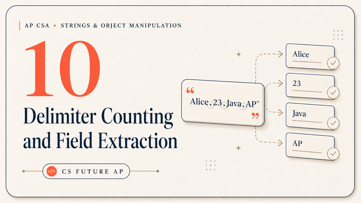 Delimiter Counting and Field Extraction