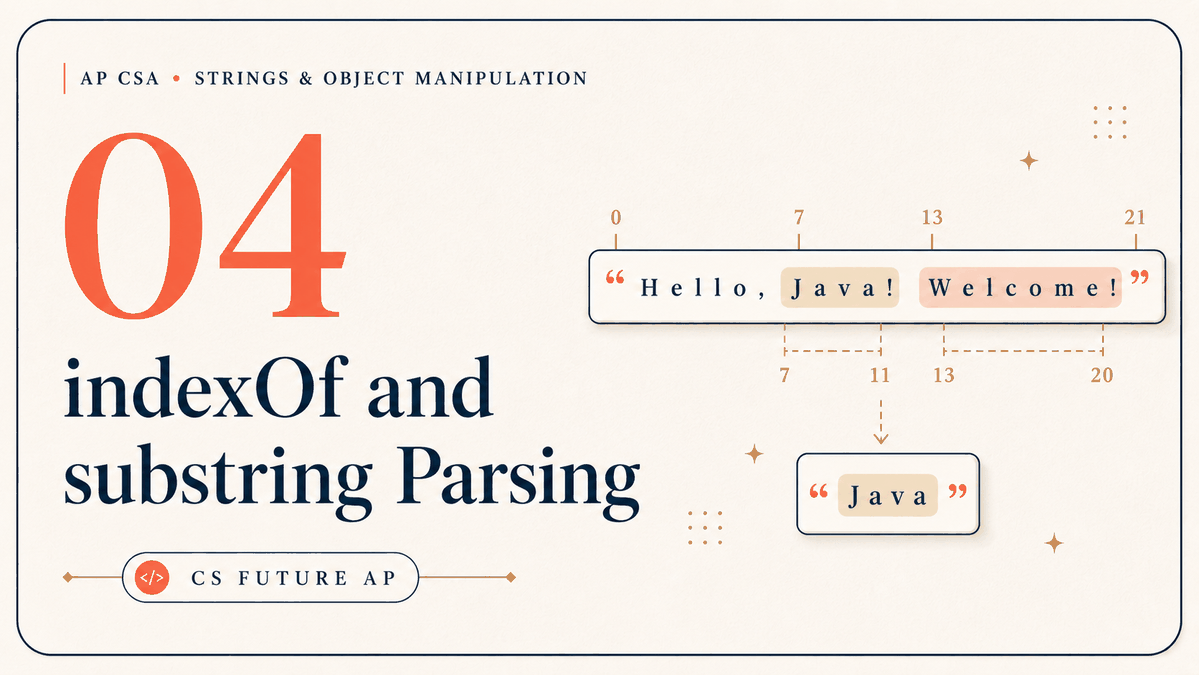 indexOf and substring Parsing