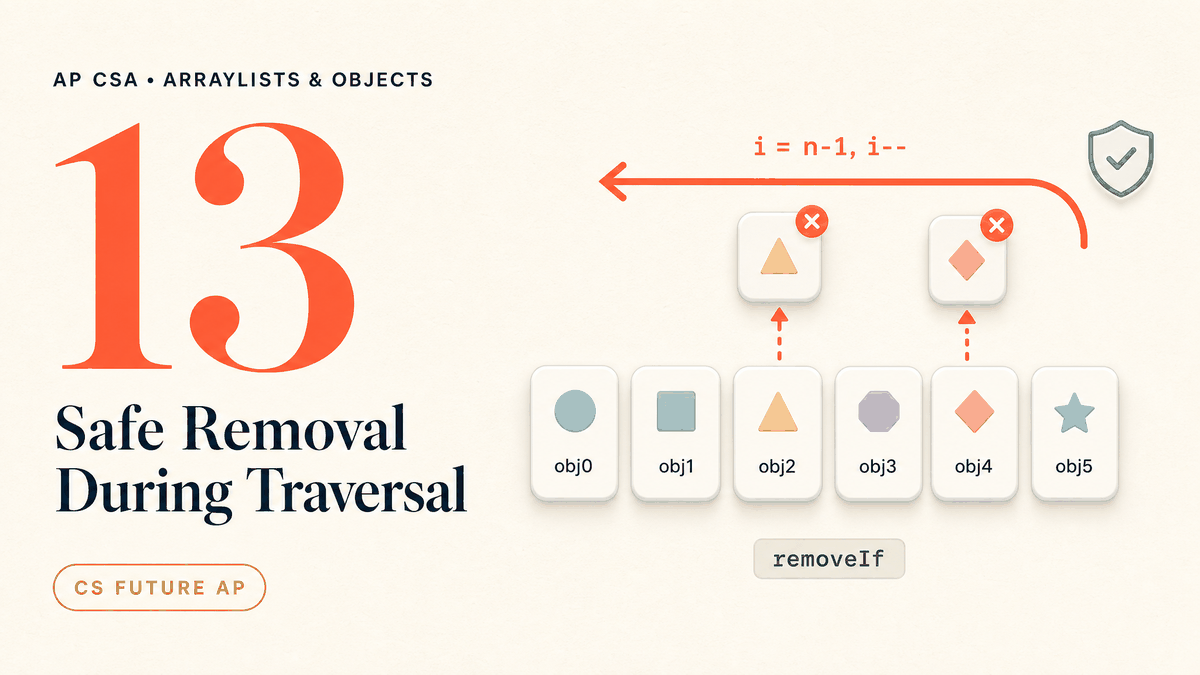 Safe Removal During Traversal