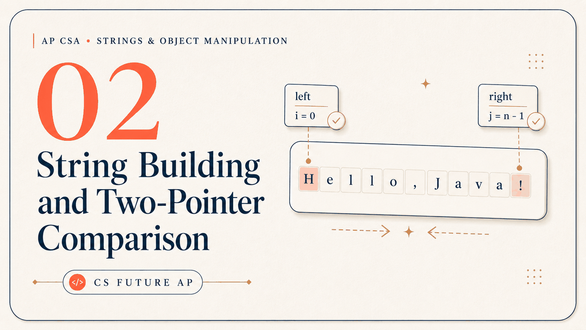 String Building and Two-Pointer Comparison