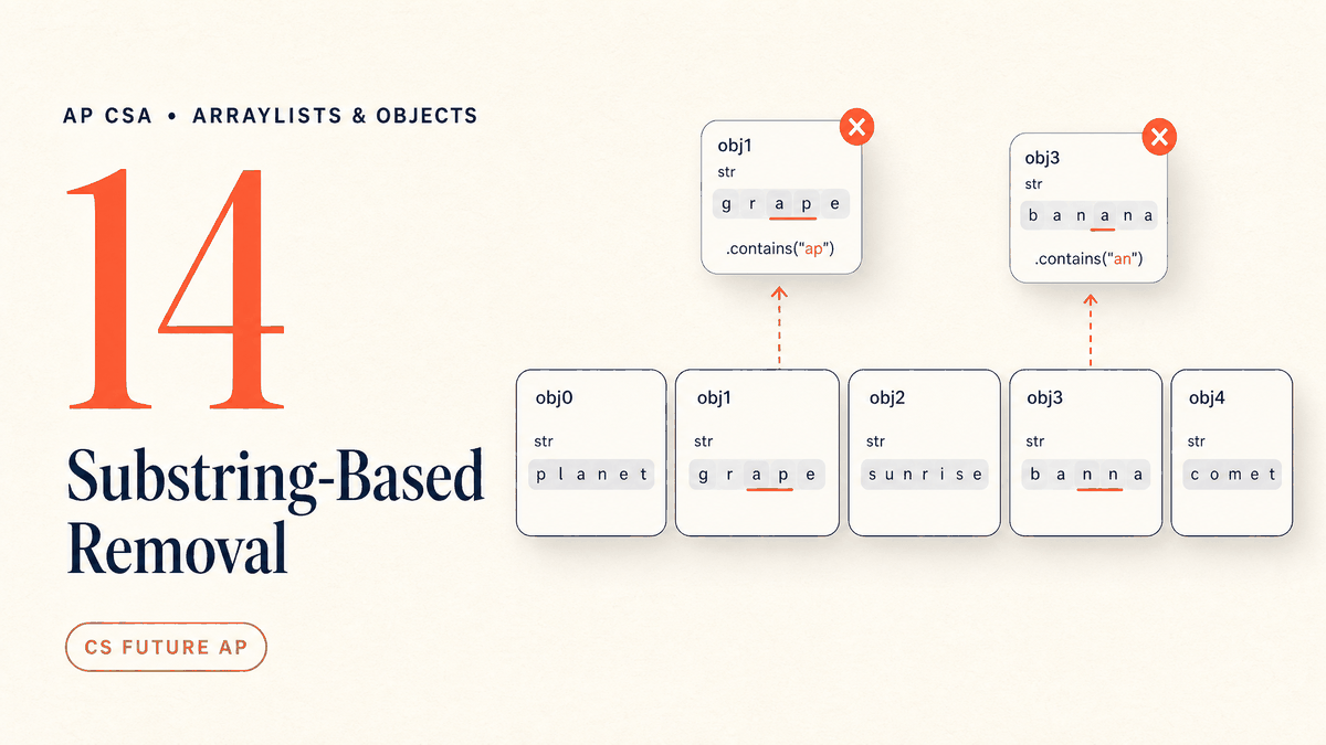 Substring-Based Removal