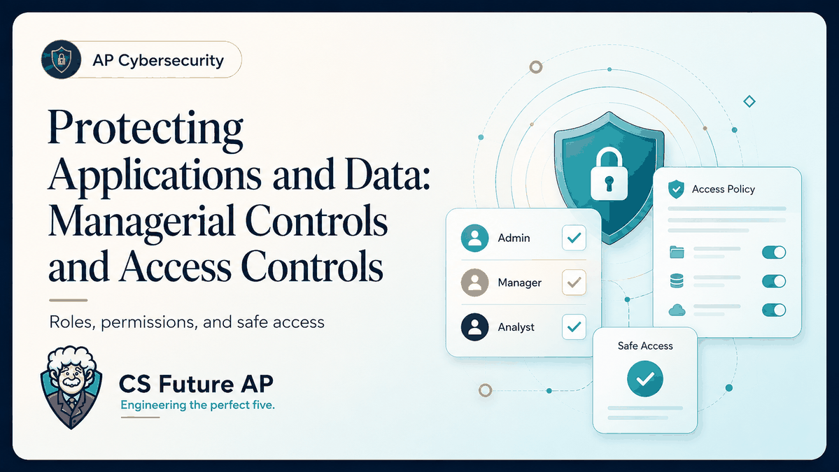 Protecting Applications and Data: Managerial Controls and Access Controls