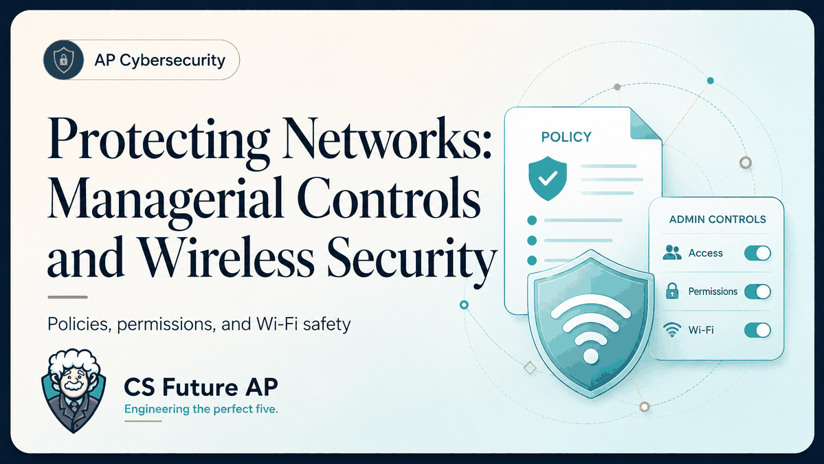 Protecting Networks: Managerial Controls and Wireless Security