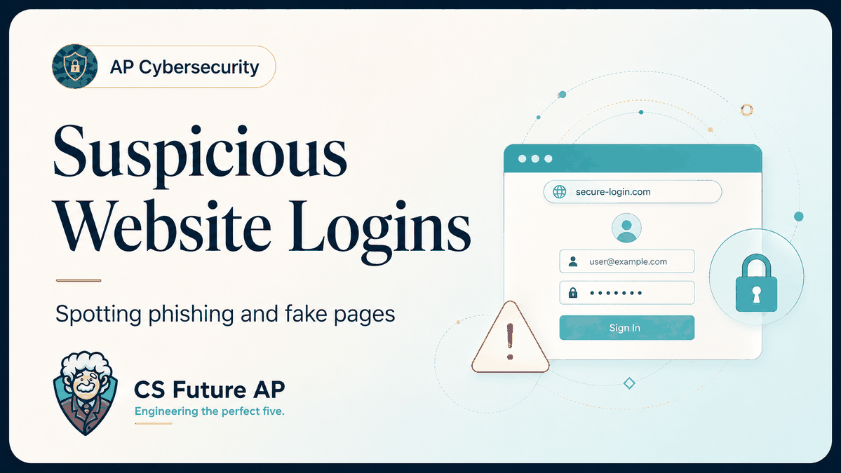 Suspicious Website Logins
